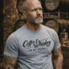 T-SHIRT “COFFEE & WHISKY IN MY VEINS”