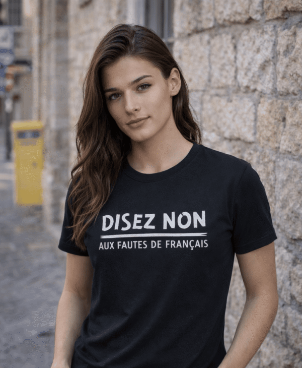 T-SHIRT “DISEZ NON AUX FAUTES DE FRANÇAIS”