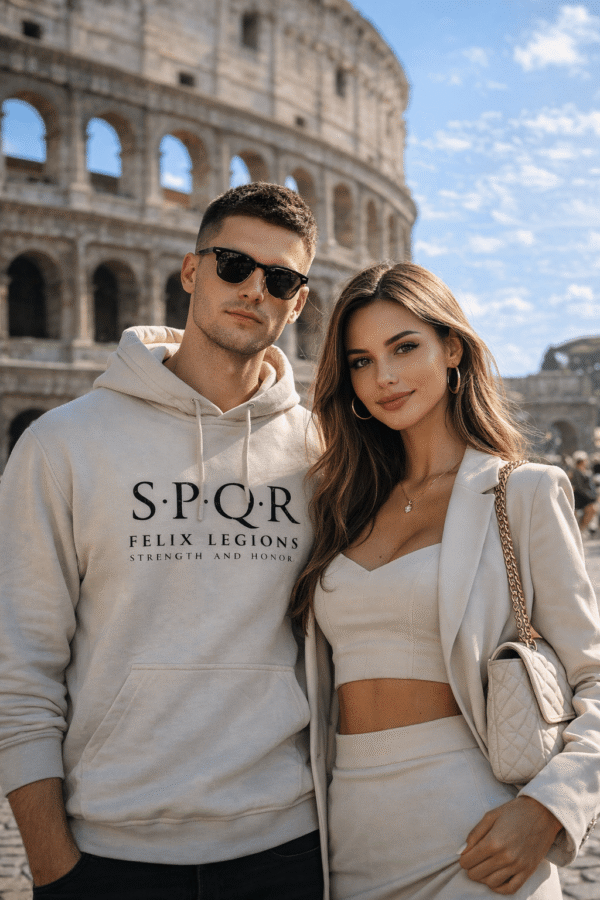 HOODIE “SPQR — FELIX LEGIONS”