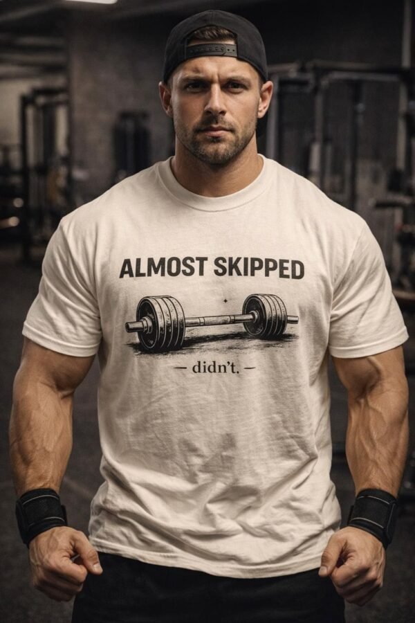 almost T-SHIRT SPORT ALMOST SKIPPED — DIDN’T