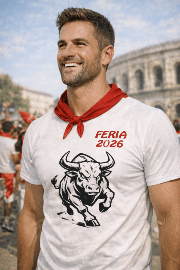 T-SHIRT-FERIA 2026-TAUREAU-ÉDITION-FIESTA